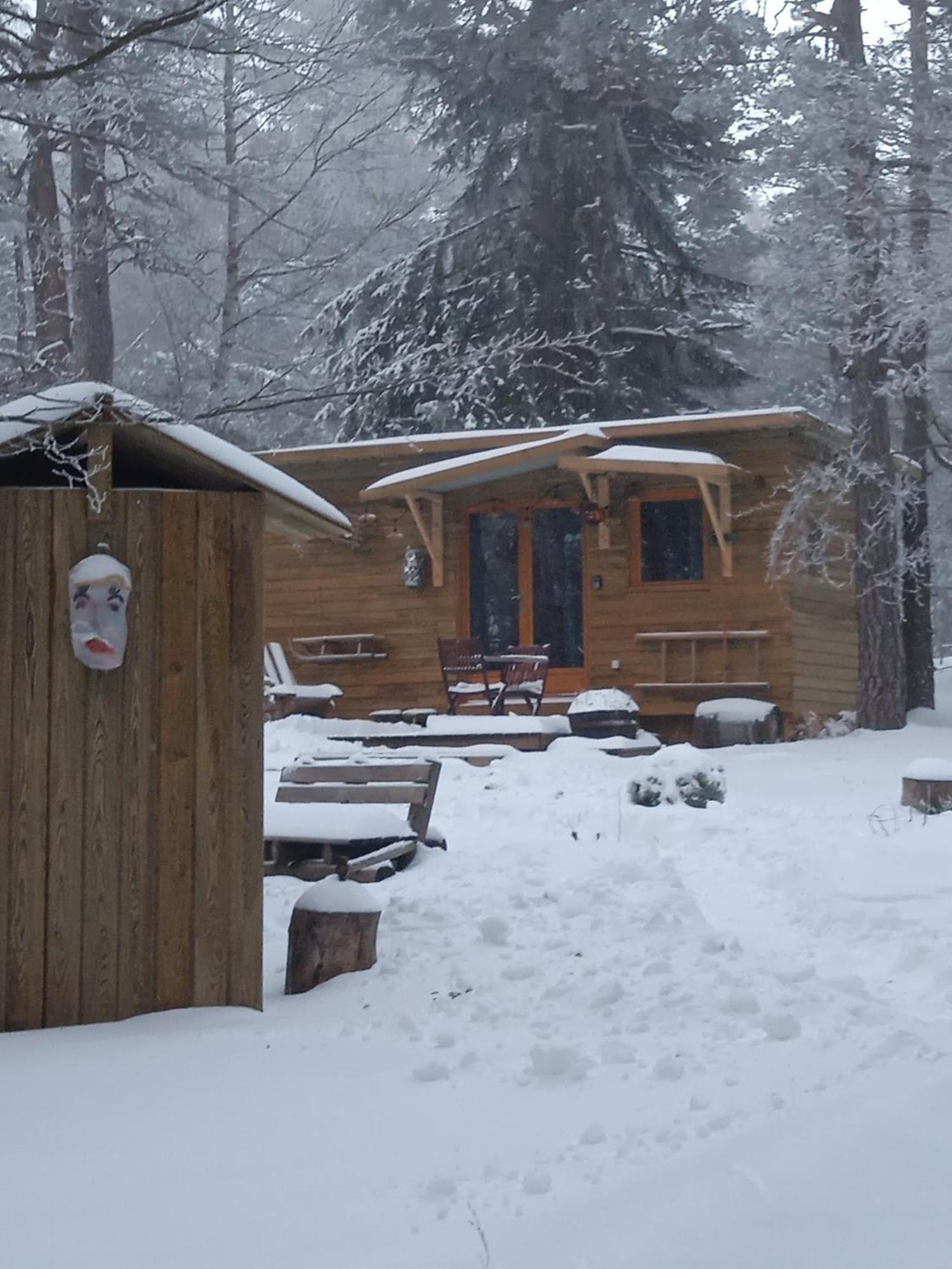 Chalet Hibou 1 Couchage En 140 Domaine De La Mamounette Champclause Εξωτερικό φωτογραφία